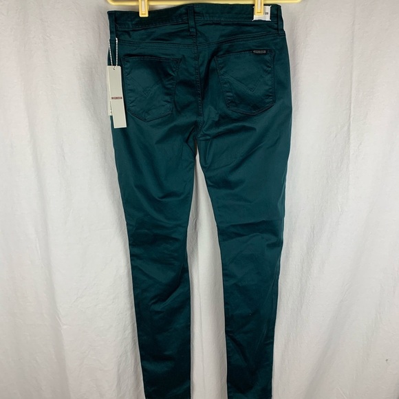 Hudson mid rise nico blue/green jeans - Picture 3 of 7